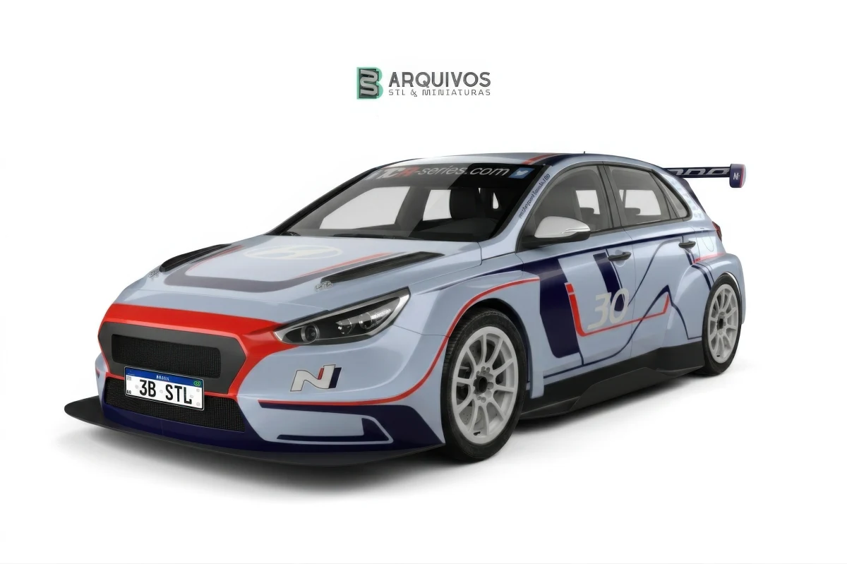 Modelo 3D STL - Hyundai i30 N TCR hatchback 2020